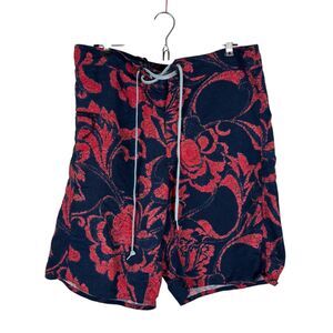 Patagonia Blue Red Floral Swim Trunk Shorts Mens’ 33